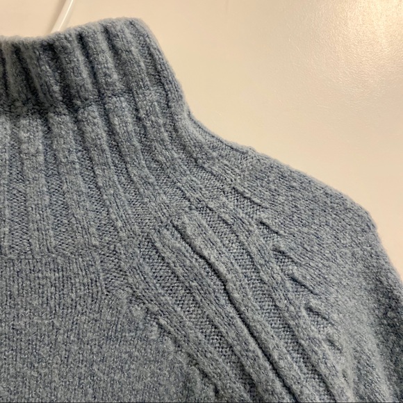 Sky blue long sweater - Picture 3 of 4